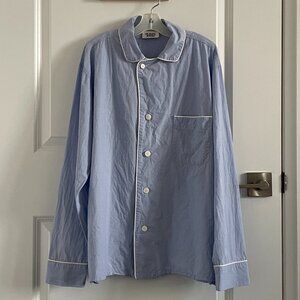 Sleepy Jones Blue Pajama Top